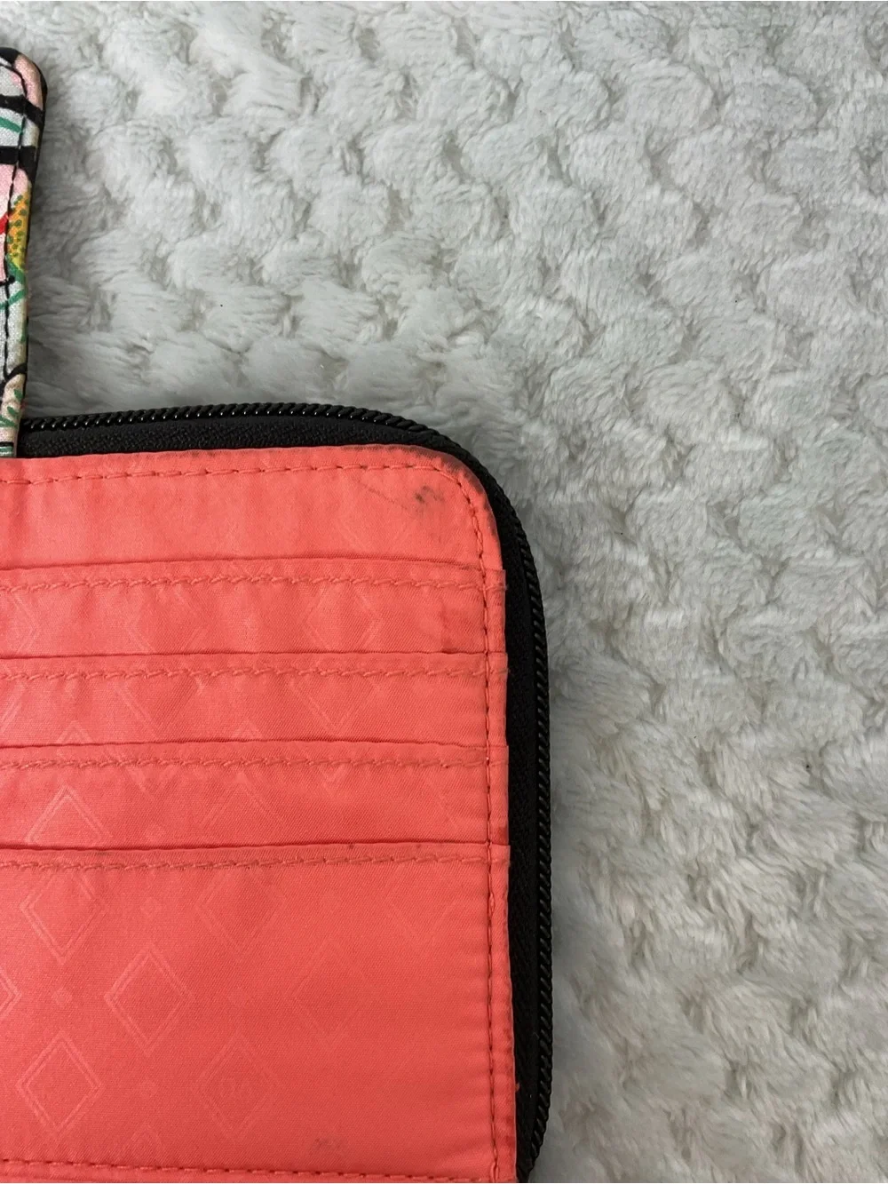 Vera Bradley Black Floral Wallet